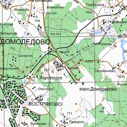 Карта домодедовского района с деревнями