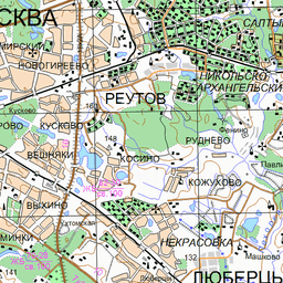 Карта ногинского района московской области