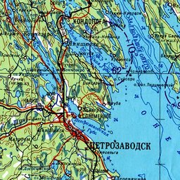 Где находится Петрозаводск (Республика Карелия, Россия) на карте.