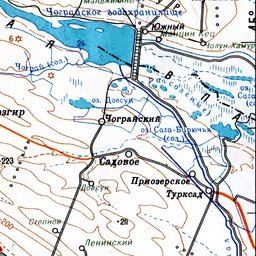 Карта туркменского района ставропольского края подробная