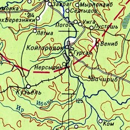 Карта койгородка с улицами и номерами домов