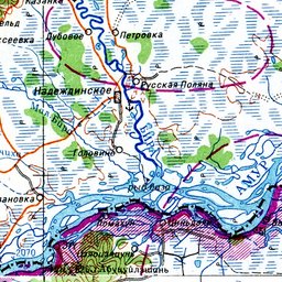 Карта с бычиха хабаровского района